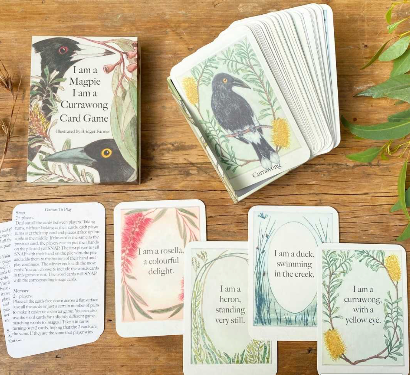 Bridget Farmer - I am a Magpie I am a Currawong Card Game
