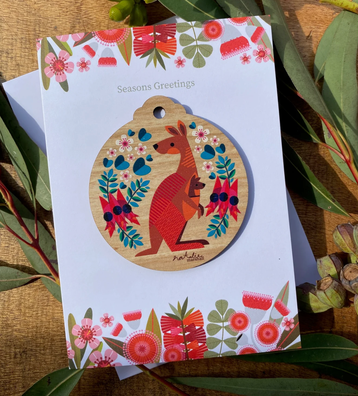 Little Hello Studio Australian Shaped Christmas Decoration Cards - 5 to choose from!