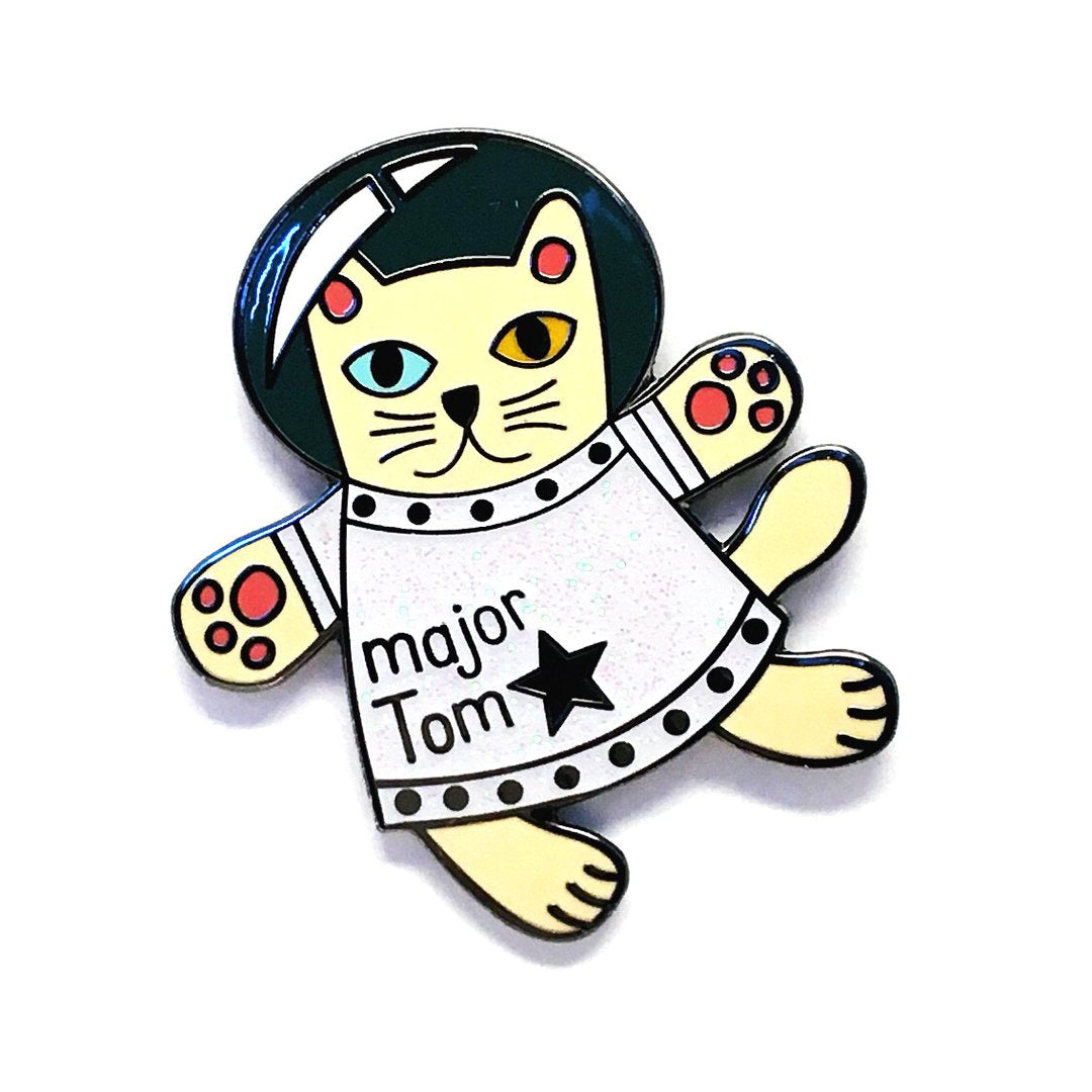 Blossom & Cat - Major Tom pin Choose Your Colour!
