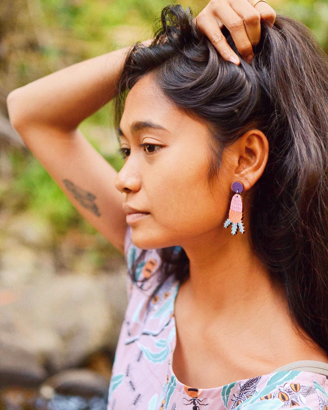 PIxie Nut & Co - Australian Banksia earrings