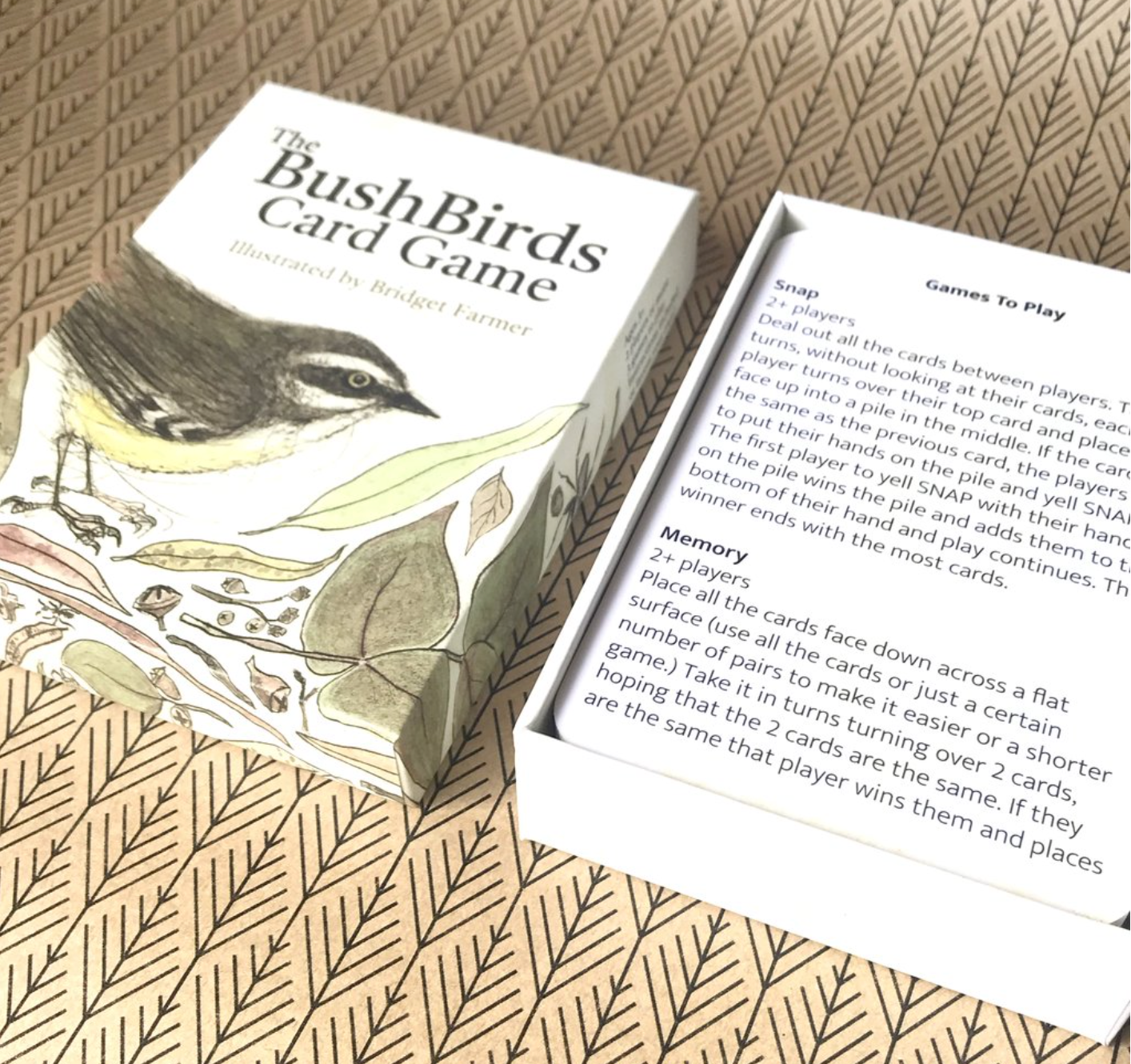 Bridget Farmer - The Bush Birds - Card Game