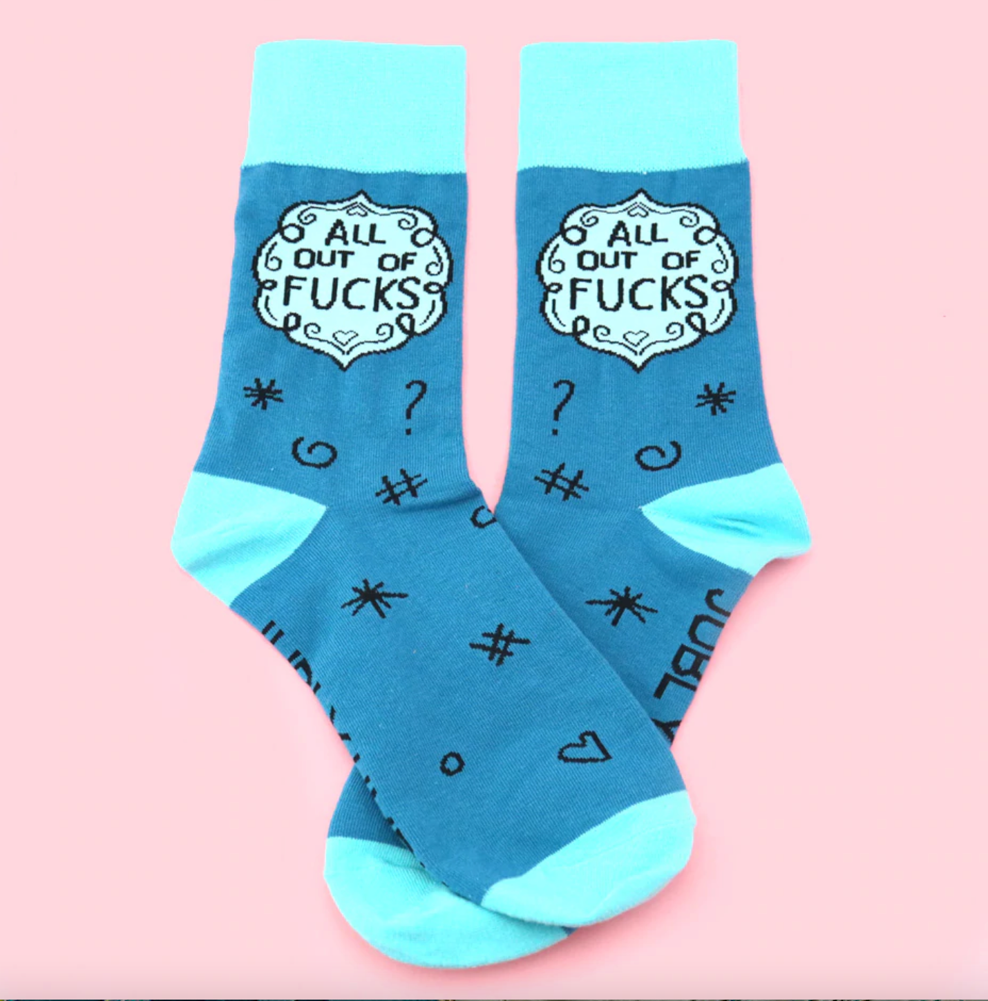 Jubly Umph All Out of F*cks Socks
