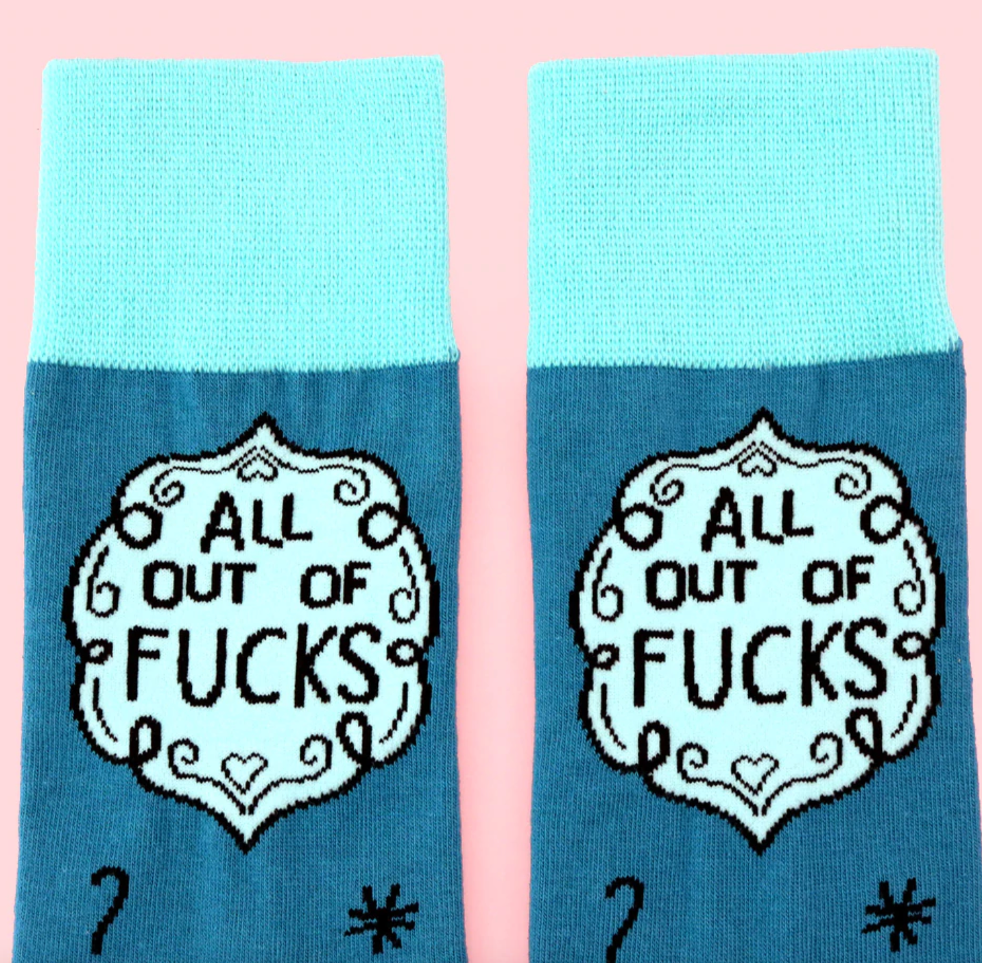 Jubly Umph All Out of F*cks Socks