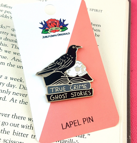 Jubly Umph - THE BLACK RAVEN READER LAPEL PIN