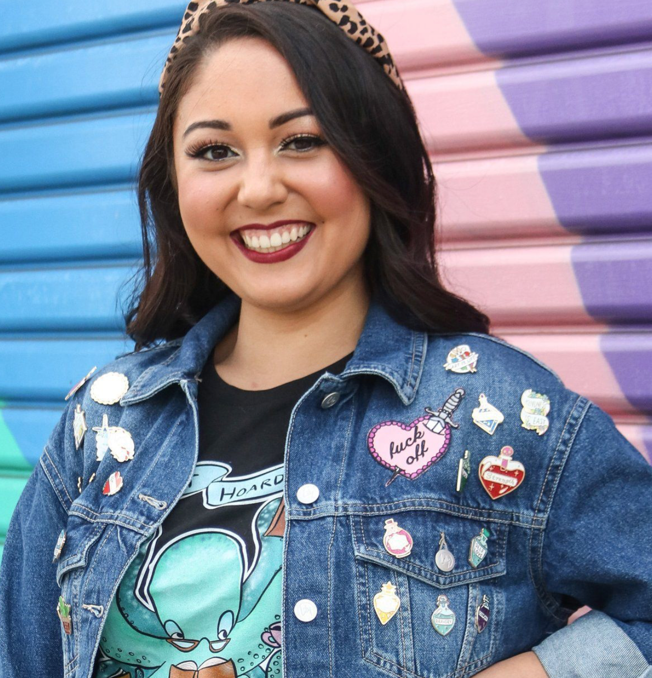 Jubly Umph - F*** OFF STILETTO HEART EMBROIDERED PATCH