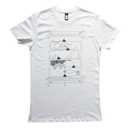 Worse things happen at sea© T-shirt for Him by Anorak®