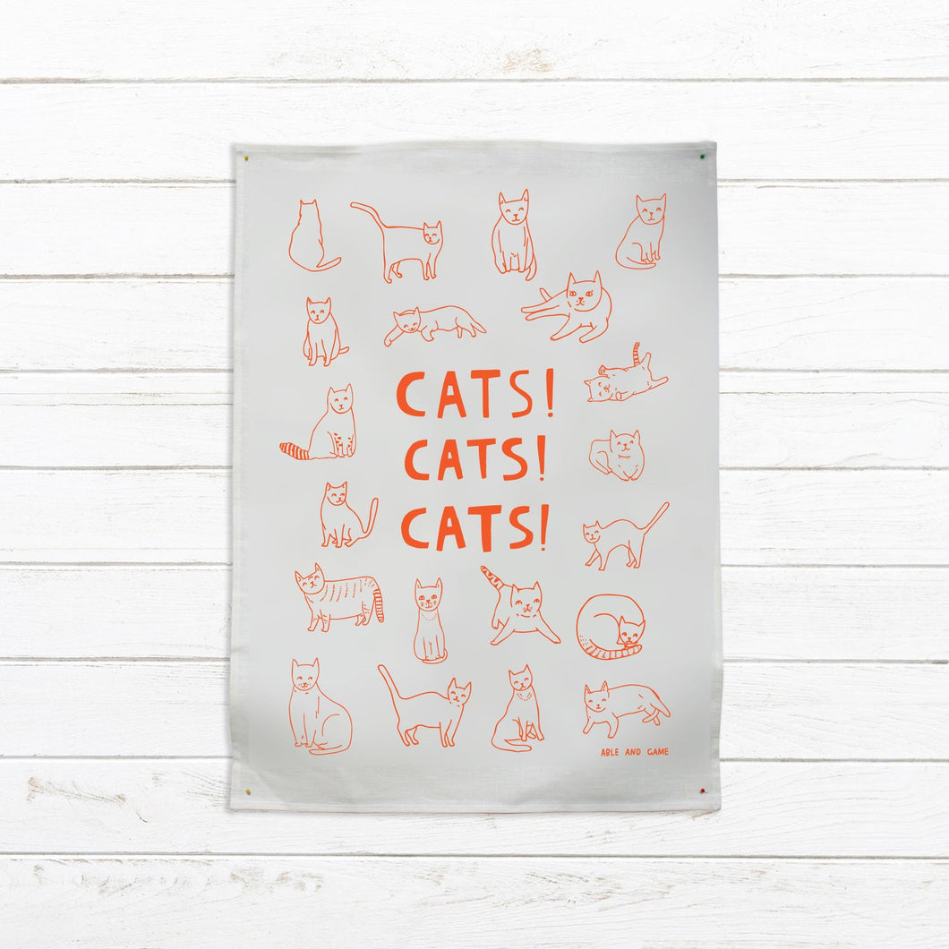 Able & Game - Cats Cats Cats Tea Towel