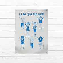 Able & Game - I Love You This Much Tea Towel
