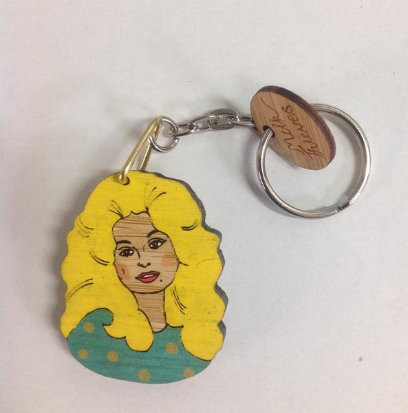 Milk Thieves Dolly Parton Keyring – Blackbird Corner