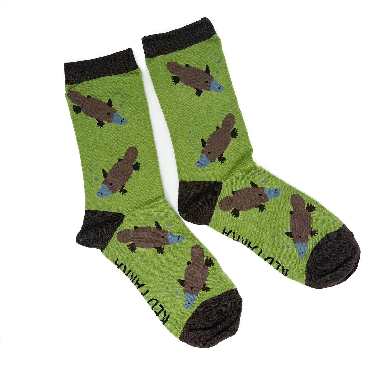 Red Parka Socks: Platypus
