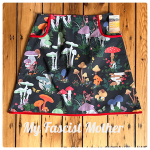 My Fascist Mother A-Line skirt - "The Forager" - qualifies for FREE SHIPPING!