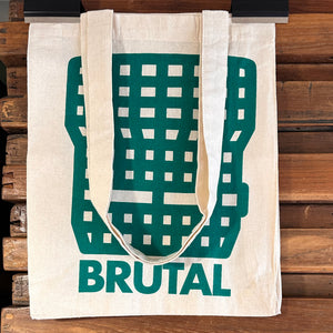 "Brutal"© by Anorak Design® - calico shopping tote