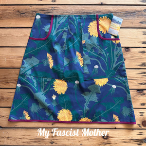 My Fascist Mother A-Line skirt - "Inkersell Green" - qualifies for FREE SHIPPING!