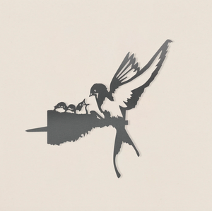 Metalbird - SWALLOW & CHICKS