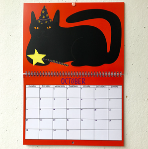2024 Kitty Calendar | 2024 Wall Calendar | Cat Calendar | 2024 Wall Planner by Able and Game