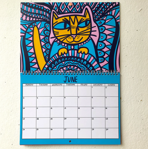 2024 Kitty Calendar | 2024 Wall Calendar | Cat Calendar | 2024 Wall Planner by Able and Game
