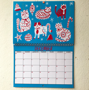 2024 Kitty Calendar | 2024 Wall Calendar | Cat Calendar | 2024 Wall Planner by Able and Game