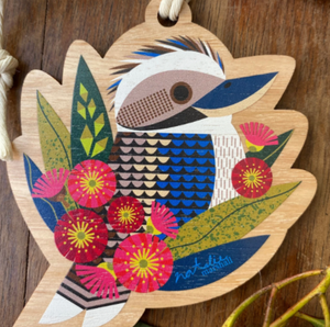 Little Hello Studio Shaped Wooden Christmas Decoration - Choose your design!