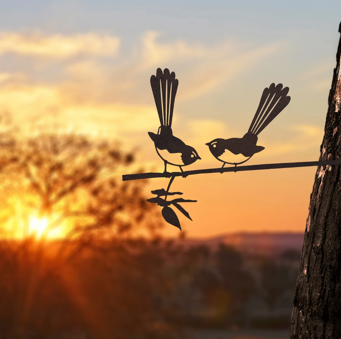 Metalbird - XL Willy Wagtail pair