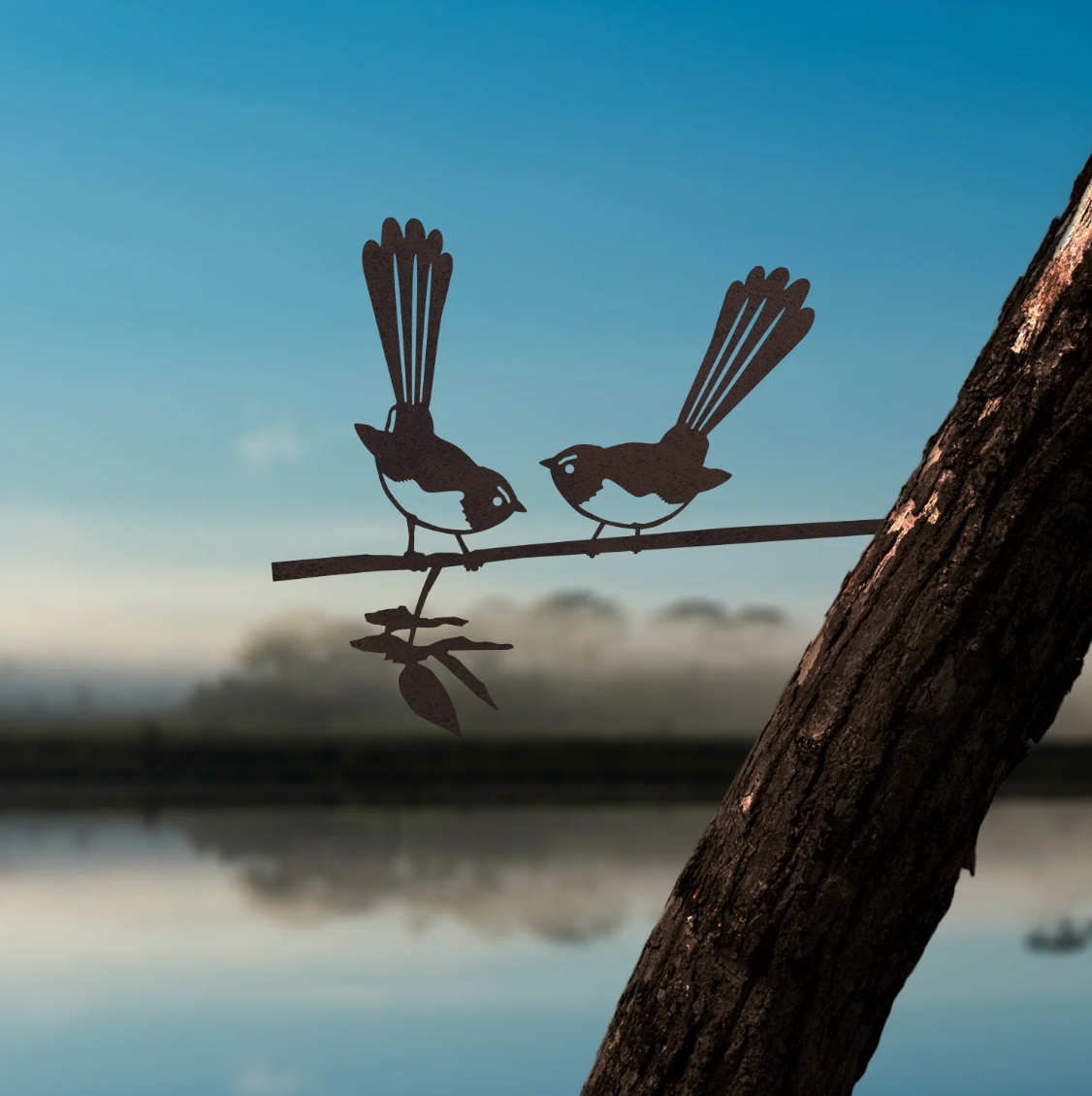 Metalbird - XL Willy Wagtail pair