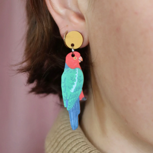 PIxie Nut & Co - King Parrot Earrings