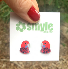 Smyle Designs Crimson Rosella Studs
