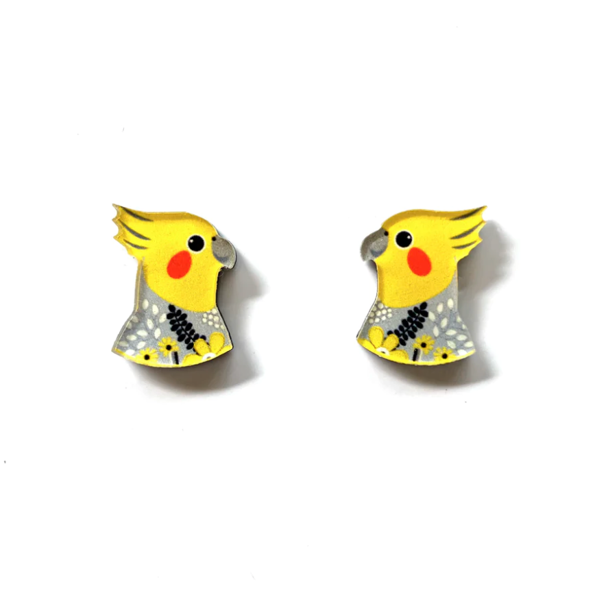 Smyle Designs Cockatiel Studs