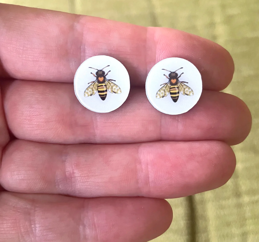 Smyle Designs Bee Studs