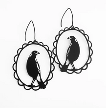 DENZ "Magpie" dangles statement earrings