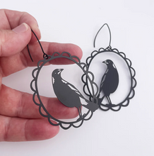 DENZ "Magpie" dangles statement earrings