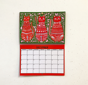 2025 Kitty Calendar | 2025 Wall Calendar | Cat Calendar | 2025 Wall Planner by Able and Game (Copy)