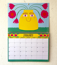 2025 Happy Flower Pot Calendar | 2025 Wall Calendar | 2025 Wall Planner by Able and Game (Copy) (Copy)