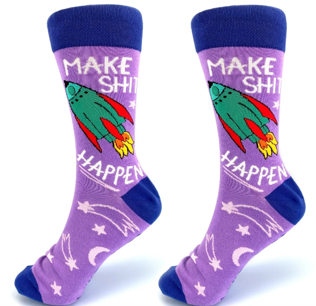 Jubly Umph Make Shit Happen Socks