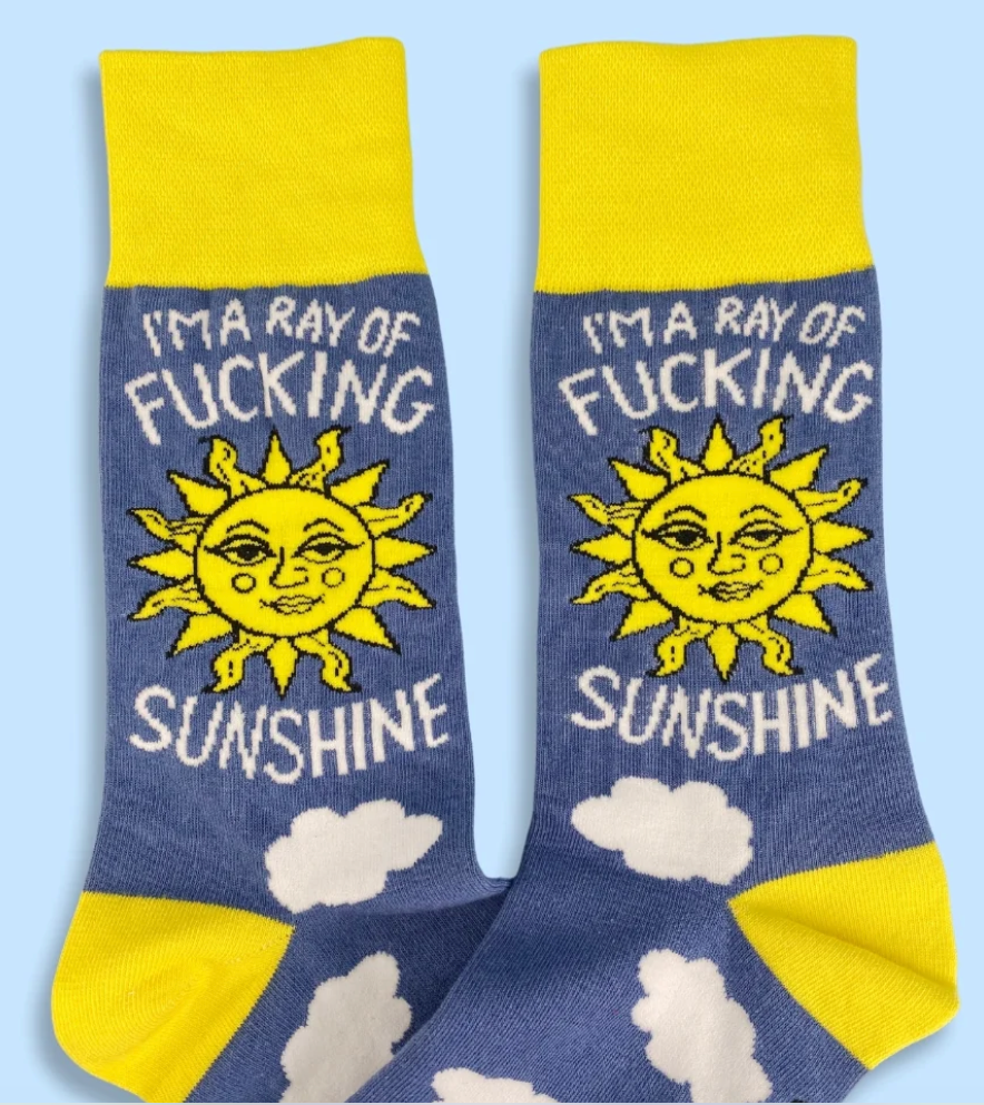 Jubly Umph I'm A Ray Of Fucking Sunshine Socks