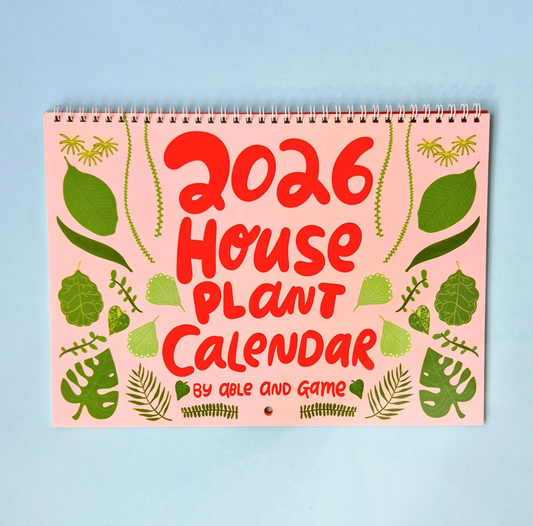 2026 House plants Calendar | 2026 Wall Calendar | Cat Calendar | 2026 Wall Planner by Able and Game (Copy) (Copy) (Copy)