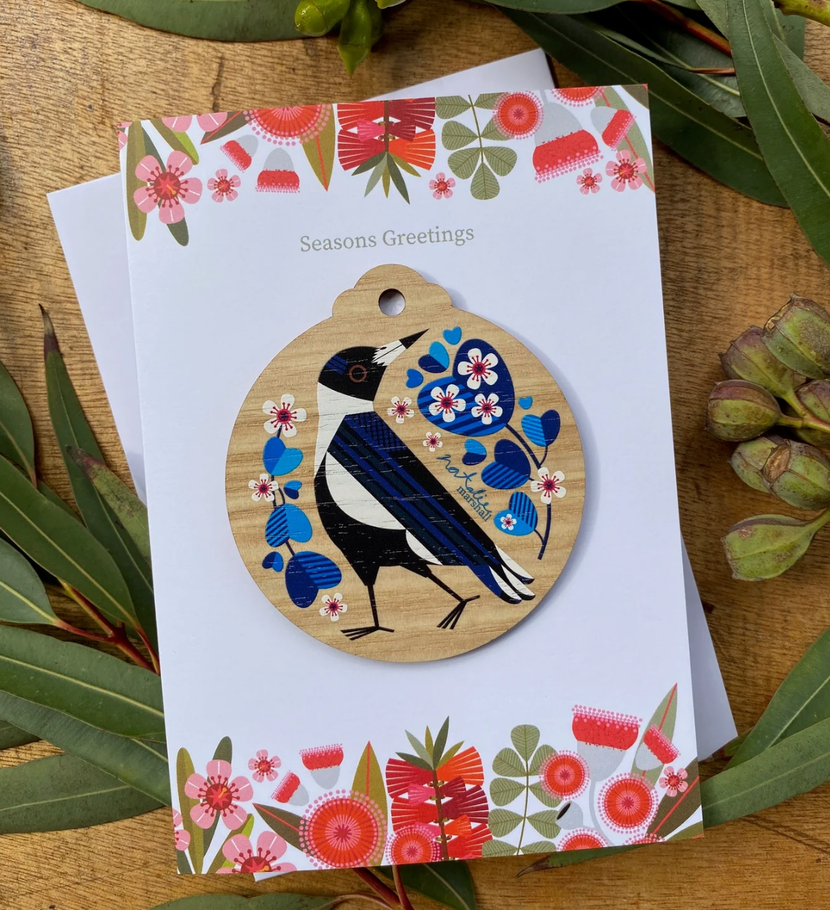 Little Hello Studio Australian Shaped Christmas Decoration Cards - 5 to choose from!