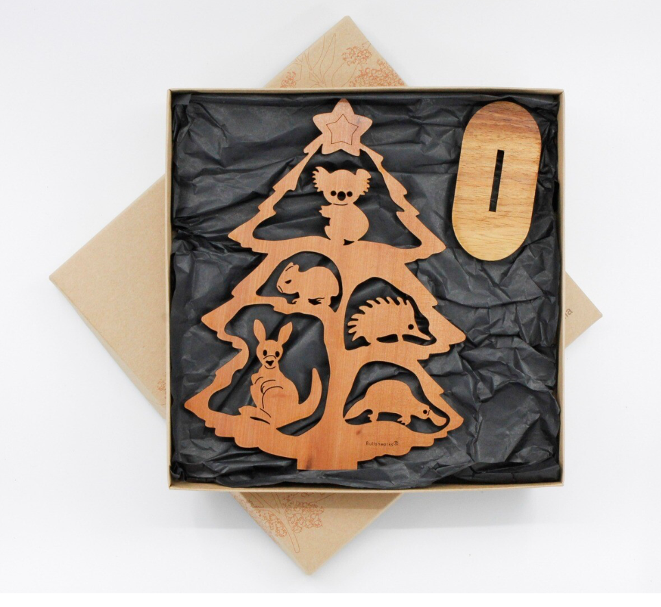Buttonworks Australian Christmas Tree - choose from Small or Large