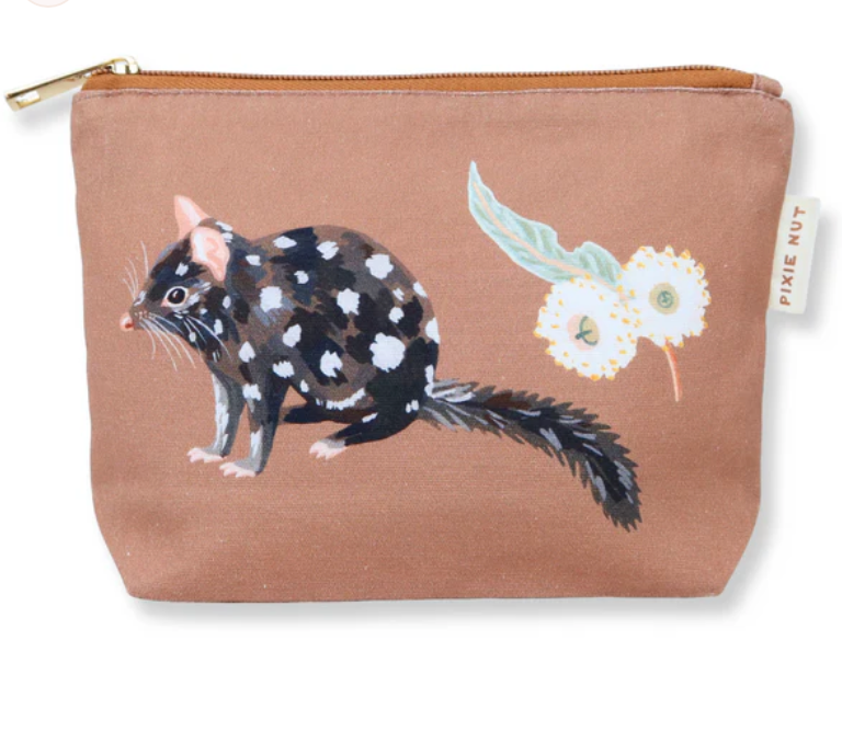 Pixie Nut & Co Australian Critter Makeup Bag/zip up pouch - pick one (or more!)