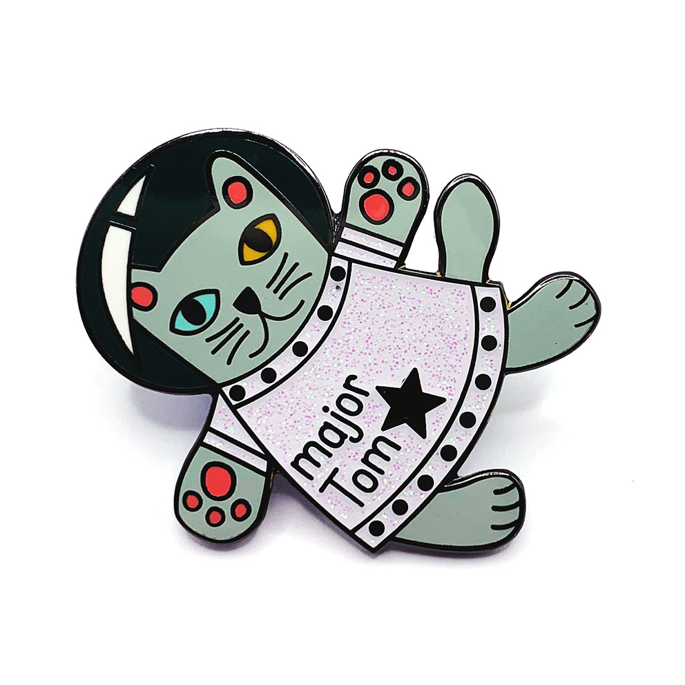 Blossom & Cat - Major Tom pin Choose Your Colour!