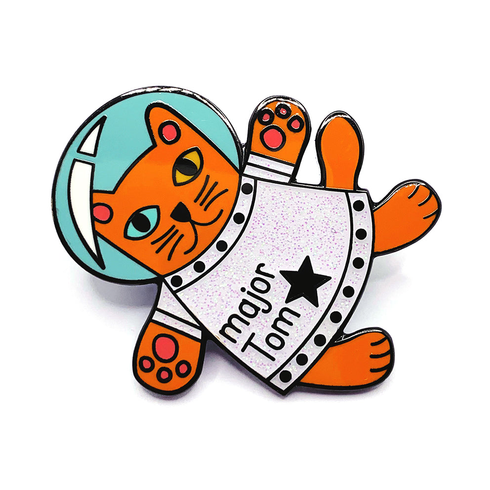 Blossom & Cat - Major Tom pin Choose Your Colour!