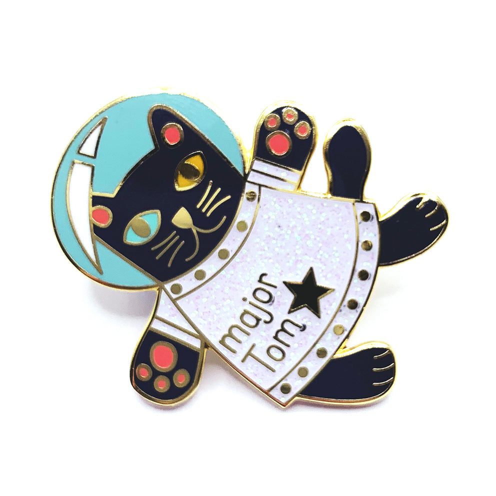 Blossom & Cat - Major Tom pin Choose Your Colour!