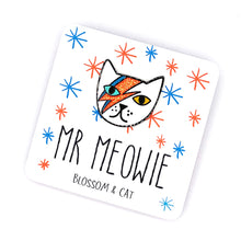 Blossom & Cat - Mr Meowie pin -  Choose your Colour