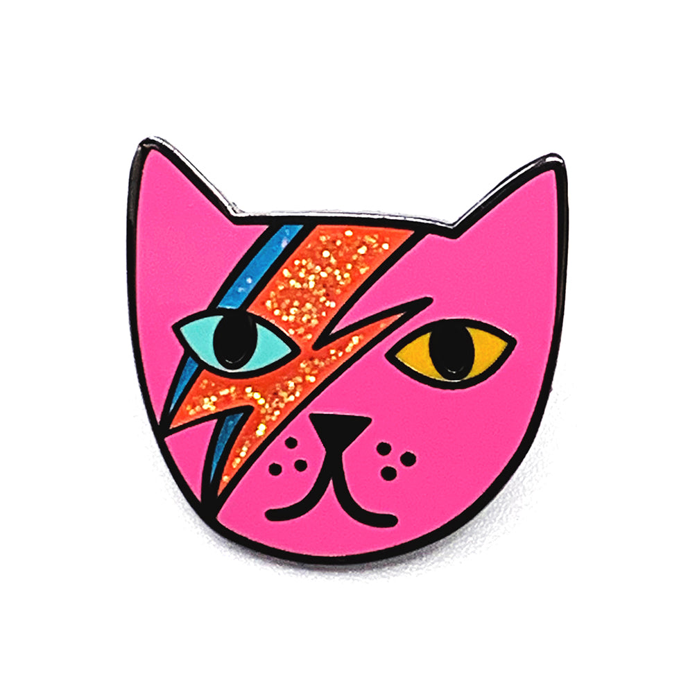 Blossom & Cat - Mr Meowie pin -  Choose your Colour