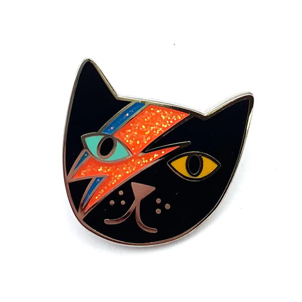 Blossom & Cat - Mr Meowie pin -  Choose your Colour