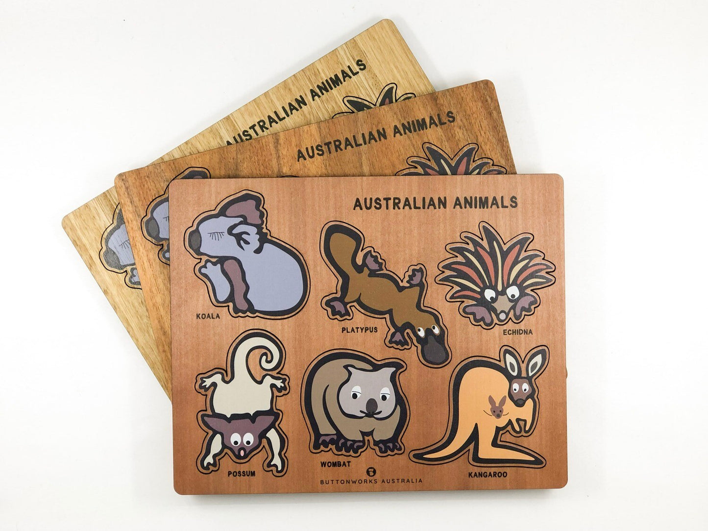 Jolly Animal Puzzle by BUTTONWORKS