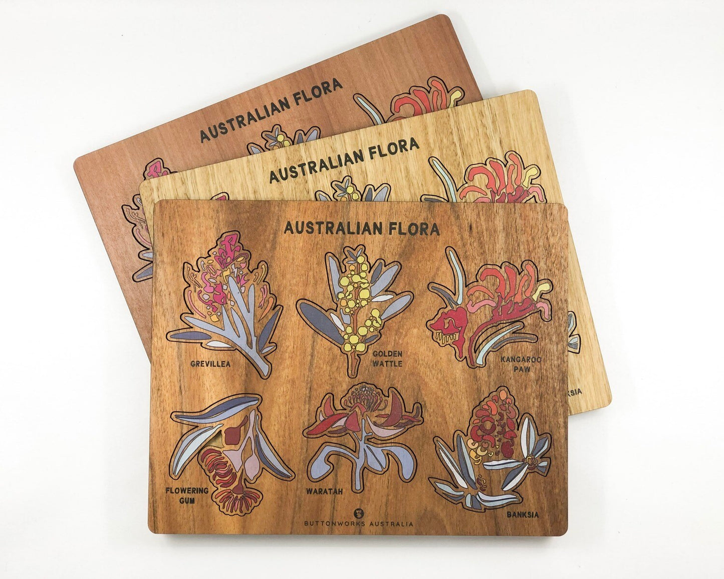 Australian Flora Puzzle by BUTTONWORKS