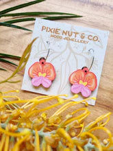 PIxie Nut & Co - FLAME PEA HOOP EARRINGS