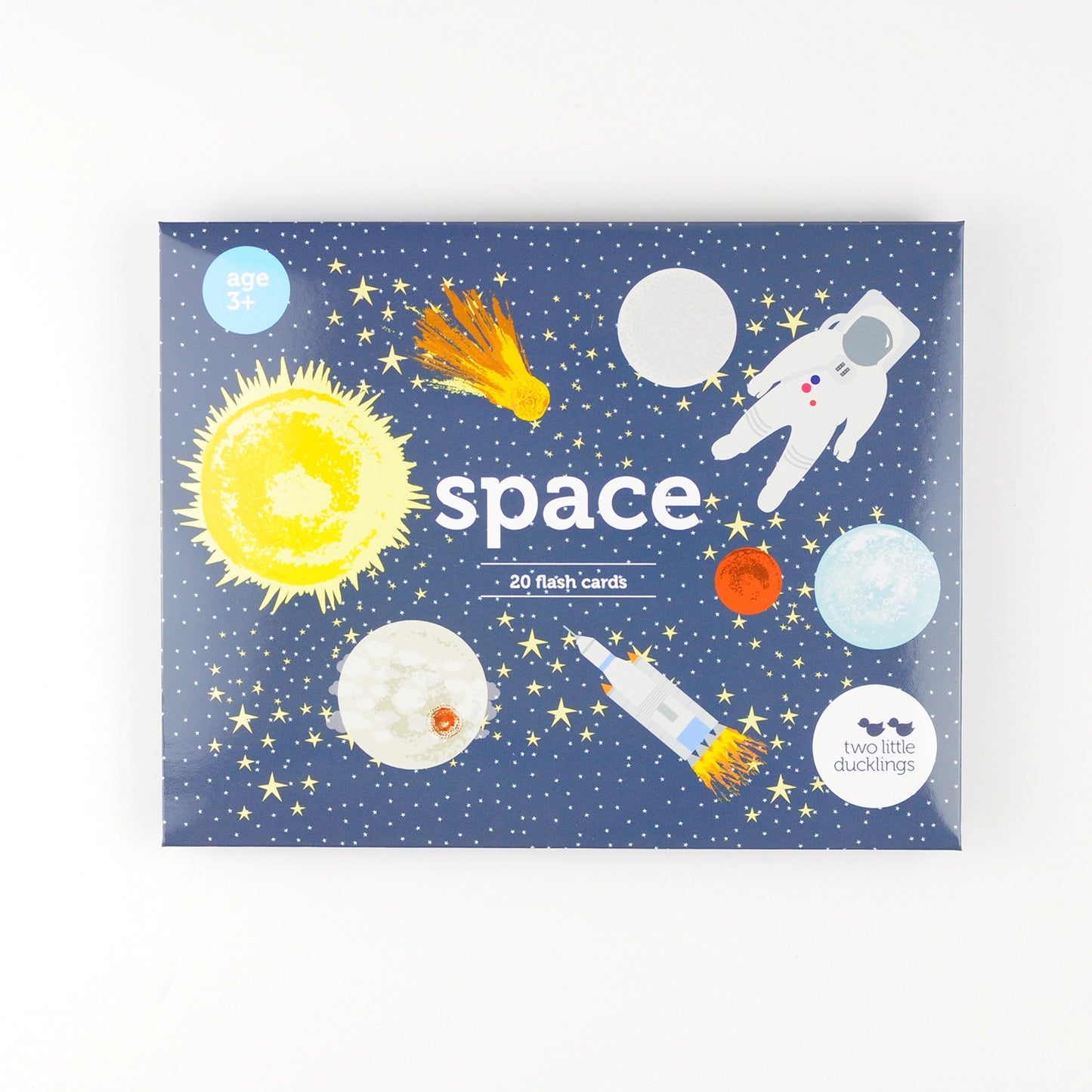 Two Little Ducklings - Space Flash Cards