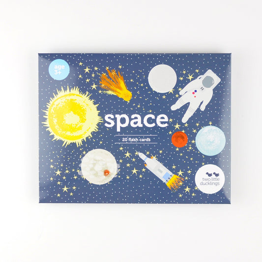 Two Little Ducklings - Space Flash Cards