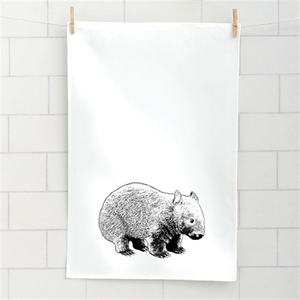 Stalley Wombat tea towel
